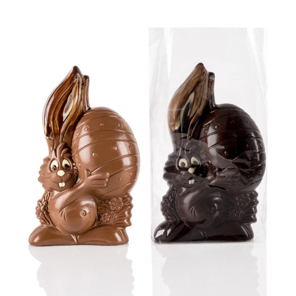 Rabbit and its egg (200gr) - Local delivery only - Chocolat Boréal