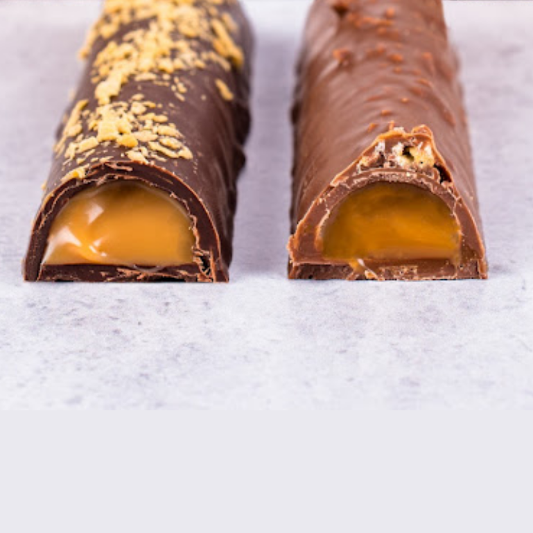 Maple filled chocolate bar
