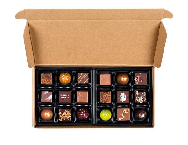18 fine chocolates assortment box