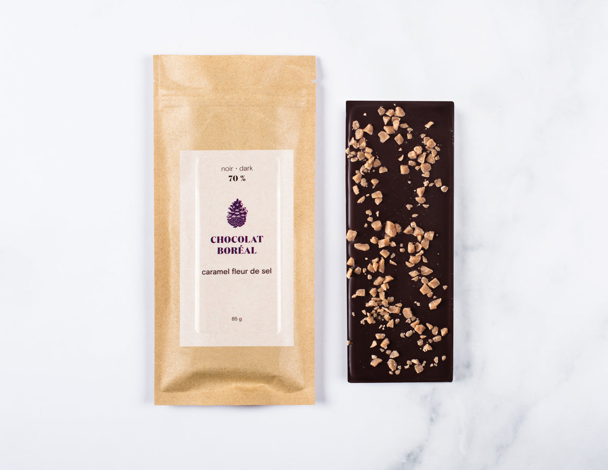 DARK - Caramel and french sea salt 70%