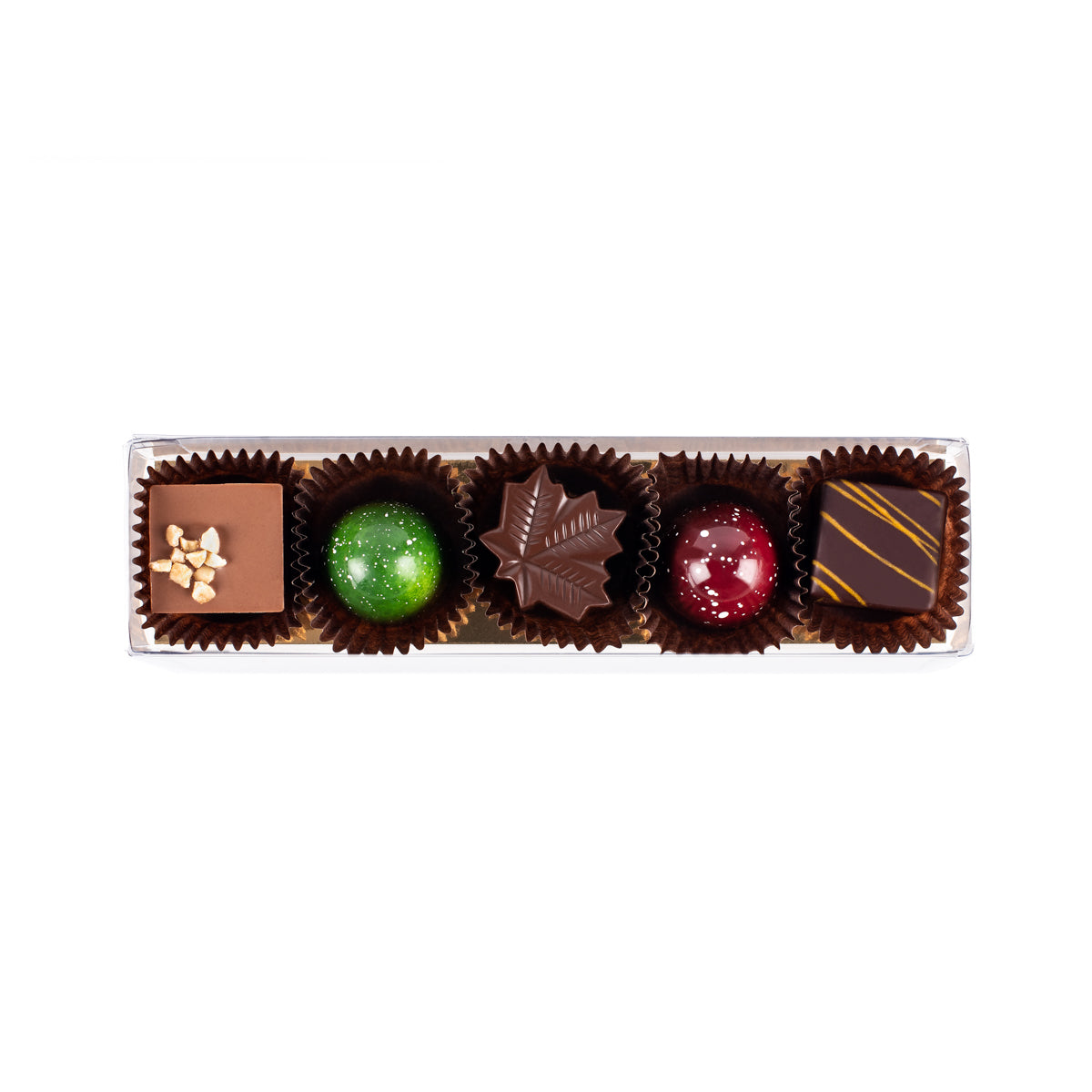 Box of 5 assorted chocolates