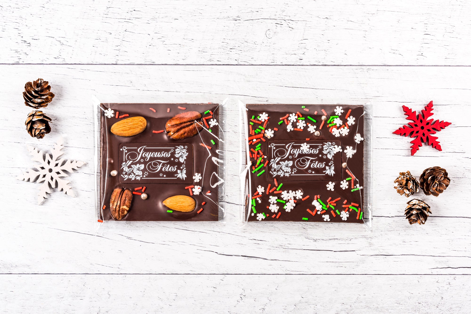 Boîte de 18 chocolats fins assortis - Noël - Chocolat Boréal